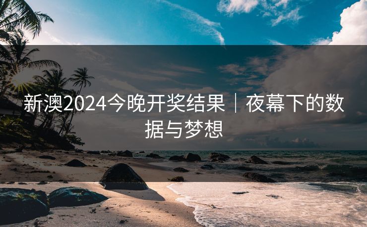 新澳2024今晚开奖结果｜夜幕下的数据与梦想